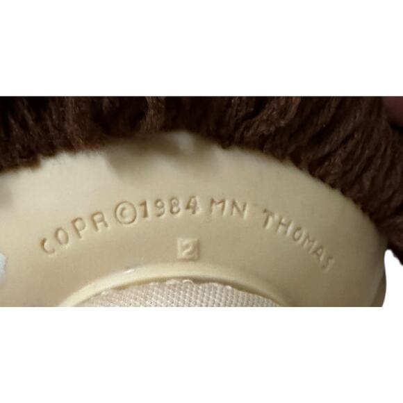 VTG COPR 1984 MN Thomas Diaper Cabbage Patch Kids Doll Brown Hair Eyes READ NOTE - Picture 7 of 9